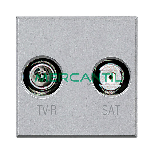 base de tv r-sat-axolute bticino HC4217M2P14-1 Toma de tv. Base Intermedia TV/R-SAT 2 Mod BTICINO