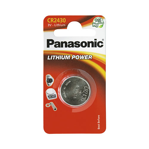 Blíster 1 pila botón de litio C2430 3V 285mAh Power Your Day Panasonic