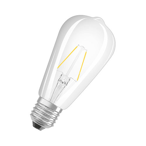 Bombilla LED 2.5W E27 clara Parathom Edison Ledvance/Osram 