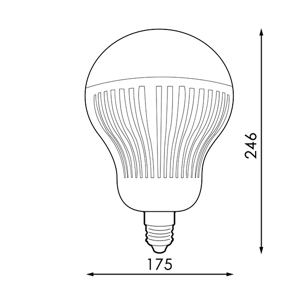 Bombilla LED E27 150W Industrial Iris 