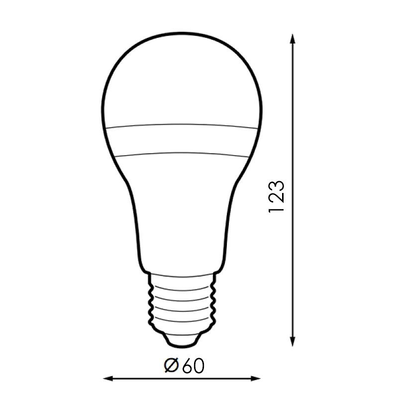 Bombilla LED SmartHome E27 A60 10W 