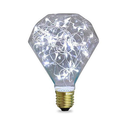 Bombilla diamond LED 2W E27 fria starlight GSC 