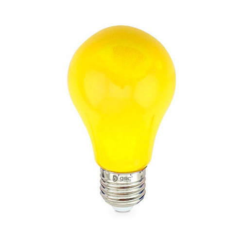 Bombilla estandar LED 3W E27 amarillo GSC 