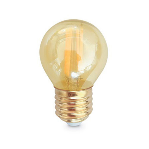 Bombilla filamento esferica vintage decorativa LED 4W E27 GSC 