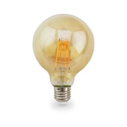 Bombilla filamento globo vintage decorativa LED 7W E27/G95 GSC 