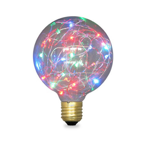 Bombilla globo LED 2W E27/G125 RGB GSC 