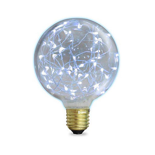 Bombilla globo LED 2W E27/G95 fria starlight GSC 