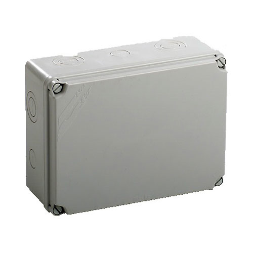 Caja Estanca Exterior Electrónica IP65, 2 Modulos Caja Cuadro