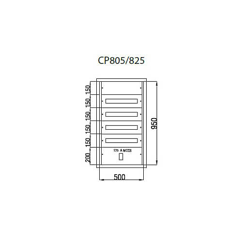 Kit cuadro eléctrico vivienda de empotrar Retelec- Mercantil Eléctrico