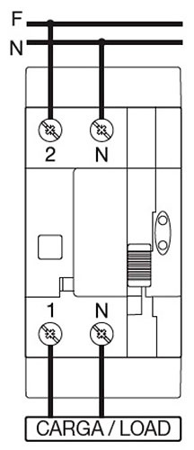 Instalación del Interruptor Diferencial Autorrearmable REC4 
