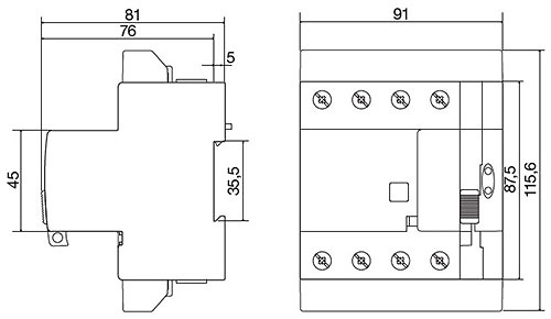 Instalación del Interruptor Diferencial Autorrearmable REC4 