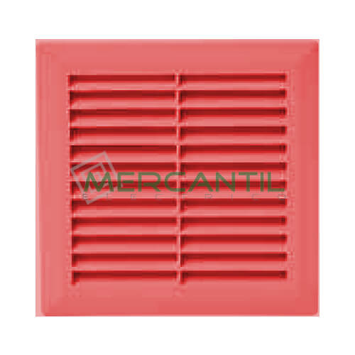 filtro envolvente cuadro eléctrico CF150K Filtro Auxiliar para Cuadros Eléctricos 150x150x25 IP54 RETELEC - Color Rojo