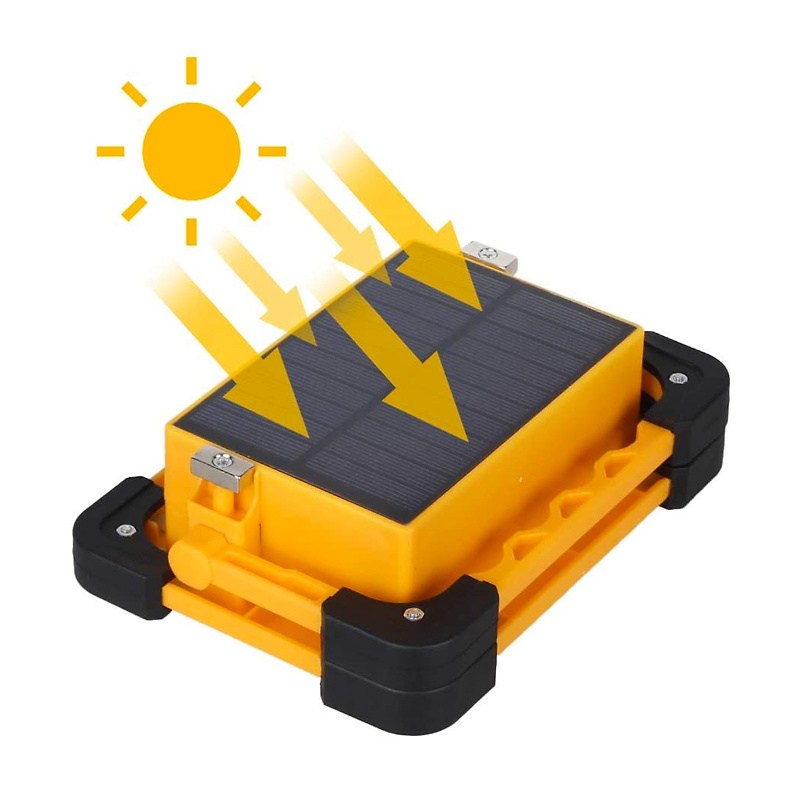 Foco proyector Solar LED portátil con batería Power Bank 30W 