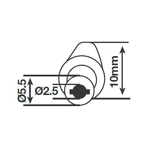 Conector macho/hembra a conector rapido para tiras LED RGB 24V GSC