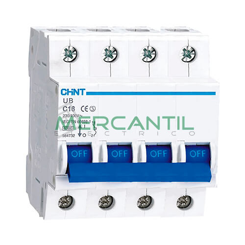 Magnetotérmico corriente continua Retelec 4P 25A - Mercantil Eléctrico
