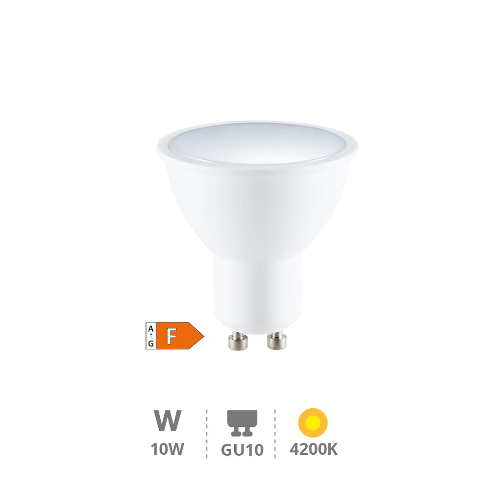 Lámpara LED dicroica 10W GU10 4200K 