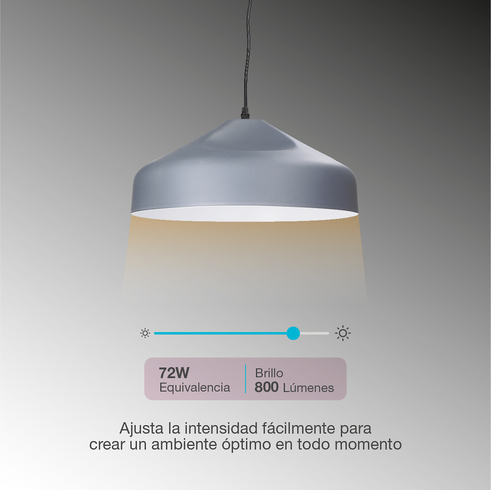 Lámpara LED globo Serie Cristal 16W E27 6500K 