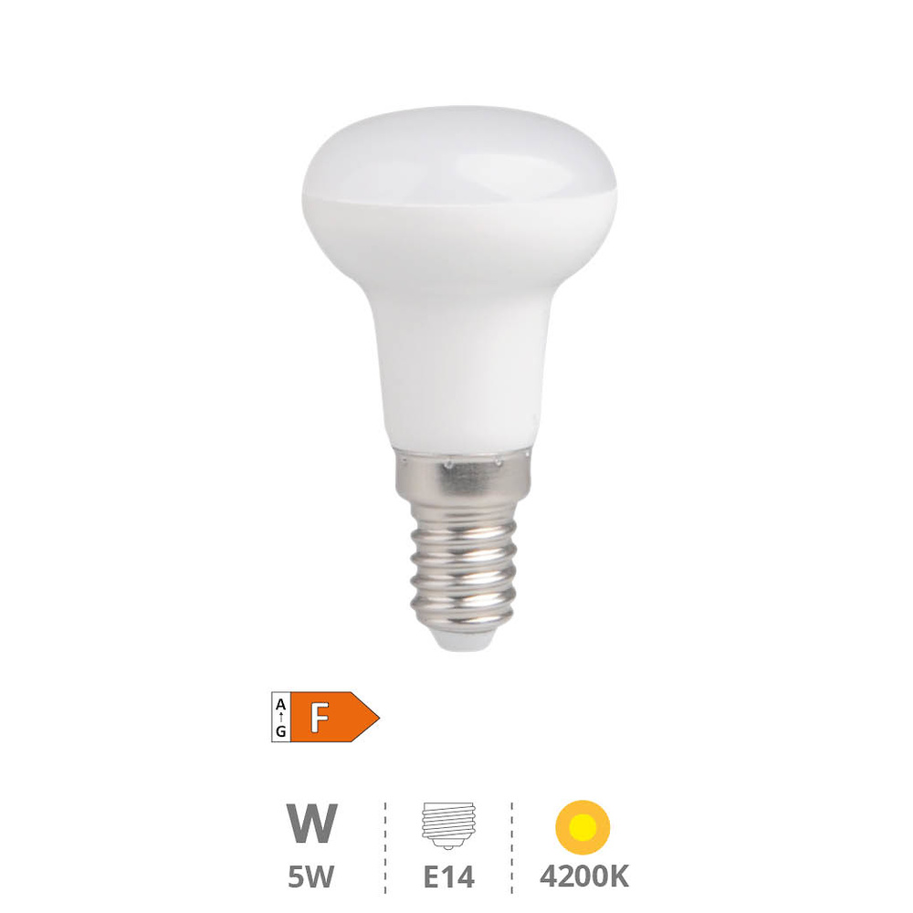 Lámpara LED reflectora R39 5W E14 4200K 