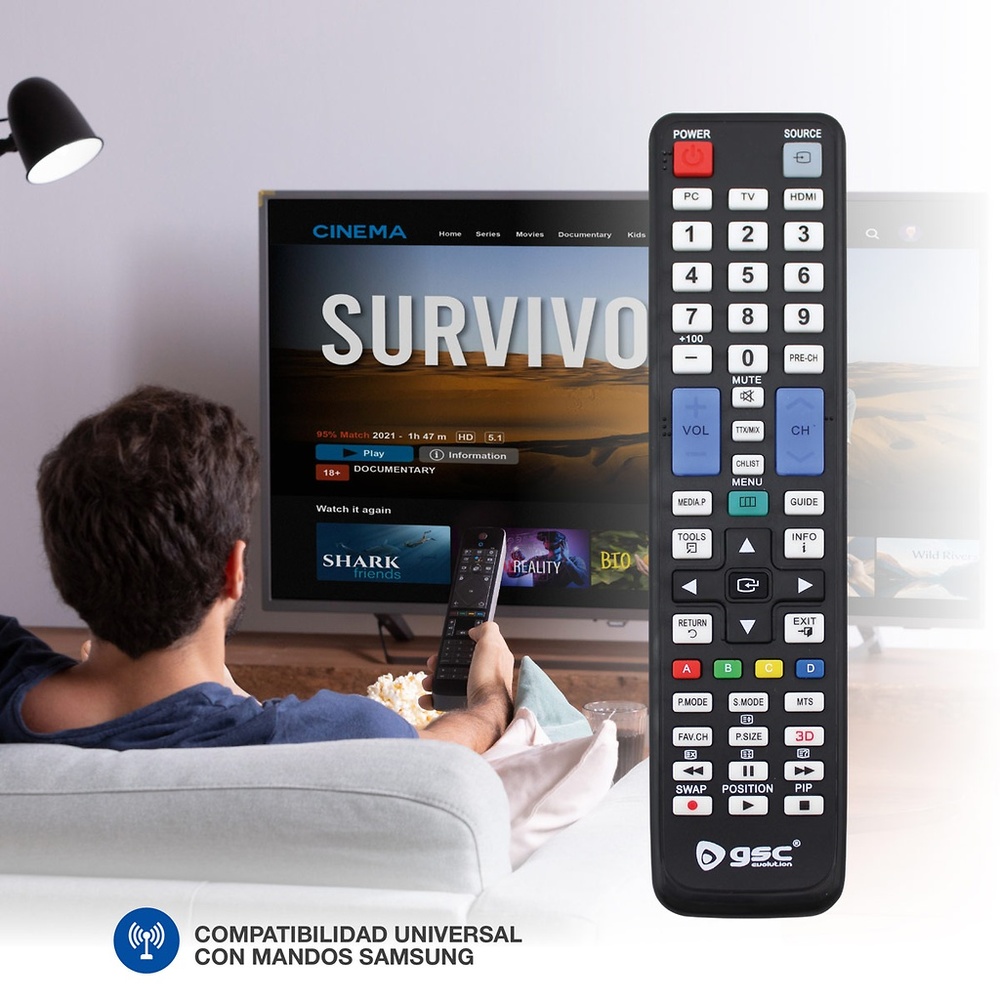 Mando Tv Universal Para Samsung Pre Programado Blaupunkt 22,61 €