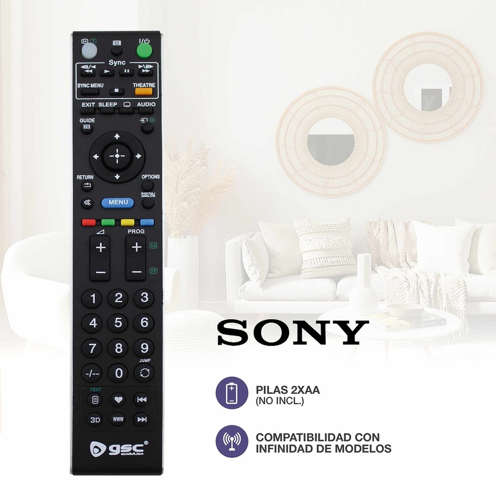Mando universal para TV Sony - Mercantil Eléctrico