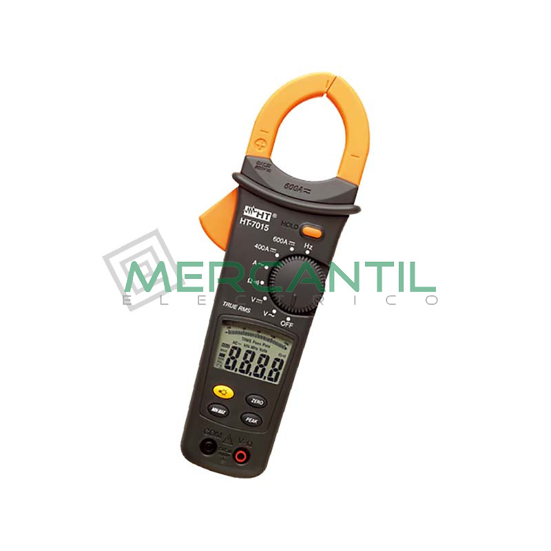 Pinza Amperimetrica Profesional CA/CC 600A TRMS CAT IV HT9015 TRMS HT  INSTRUMENTS - Menú principal, Herramientas, Instrumentación de medición, Pinzas  amperimétricas - HT0913 - 254,00 EUR - Mercantil Eléctrico