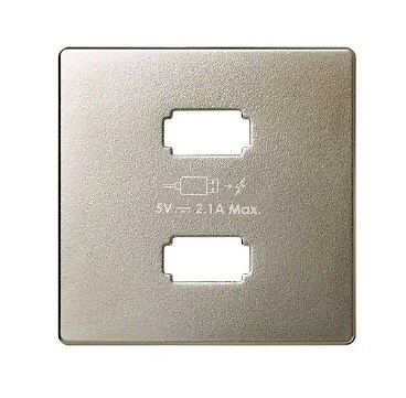 Placa para cargador USB A+C Quickcharge cava Simon 82 Placa para cargador USB A+C Quickcharge cava Simon 82