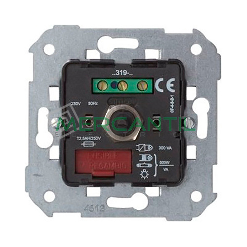 regulador de intensidad electronico-75317-39 Simon Regulador Electronico para Lamparas de Fluorescencia 3A SIMON 75. Regulador de intensidad Simon
