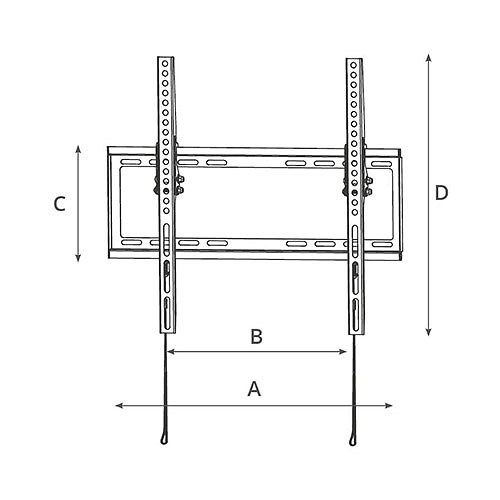 Soporte de pared para TV de 32 a 55 pulgadas para TV 32 a 55