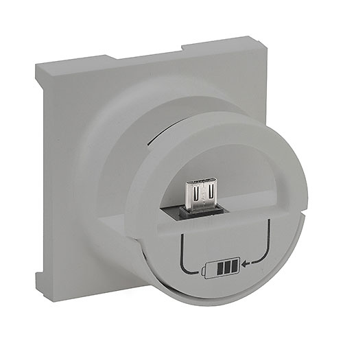 Tapa para convertir cargador USB a dock station USB aluminio Step
