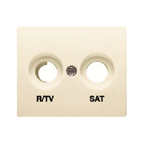 Tapa para toma de television R/TV-SAT Iris BJC - color beige 