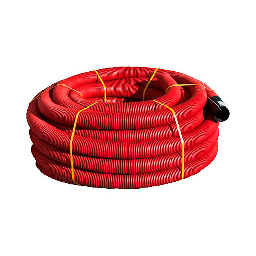 tubo doble pared decaplast m160 rojo dcplastm160-1 Tubo doble pared decaplast M160 rojo 50 metros