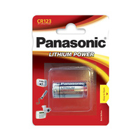 Blíster 1 pila foto litio CR123 3V Power Your Day Panasonic