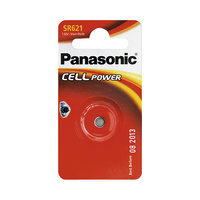 Blíster 1 pila para reloj óxido de plata SR621 1.55V Power Your Day Panasonic