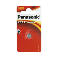 Blíster 1 pila para reloj óxido de plata SR920 1.55V Power Your Day Panasonic