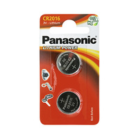 Blíster 2 pilas botón de litio C2016 3V 90mAh Power Your Day Panasonic