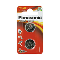 Blíster 2 pilas botón de litio C2032 3V 210mAh Power Your Day Panasonic