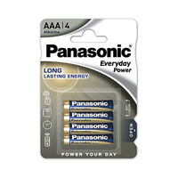 Blíster 4 pilas alcalinas AAA/LR03 Everyday Power Panasonic