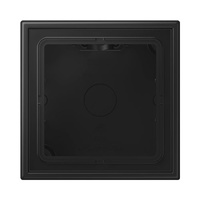 Caja de superficie simple 81x81x47mm negro mate LS990 Jung