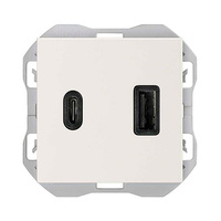 Cargador USB doble A+C 3,1A Quickcharge Simon 270 Color Blanco