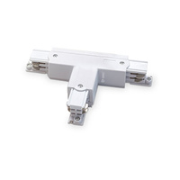 Conector T 3 vias para foco carril LED blanco GSC