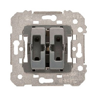 Doble interruptor de persianas enclavamiento electrico/mecanico 10A Mec 18 BJC