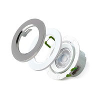 Downlight integrado LED 7W 3000k 450lm 86x40mm orientable dimmable IP20 Luceco