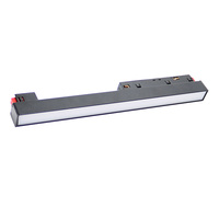 Foco LED Shoiler 10W para carril magnético Negro 48V
