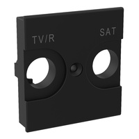 Frontal universal Classia para bases de televisión TV/R-SAT - Dark - 2 módulos