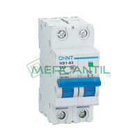 CHINT Interruptor Automatico Magnetotermico Gama Domestica Curva C (2  Polos, 16A) : : Bricolaje y herramientas