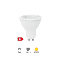 Lámpara LED dicroica 38º 7W GU10 4200K