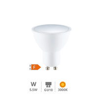 Lámpara LED dicroica 5,5W GU10 3000K                                                                