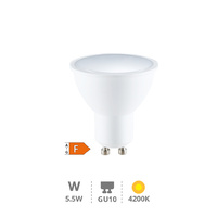 Lámpara LED dicroica 5,5W GU10 4200K                                                                