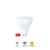 Lámpara LED dicroica 6W GU10 3000K regulable                                                        