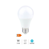 Lámpara LED estándar 11W E27 6000K regulable
